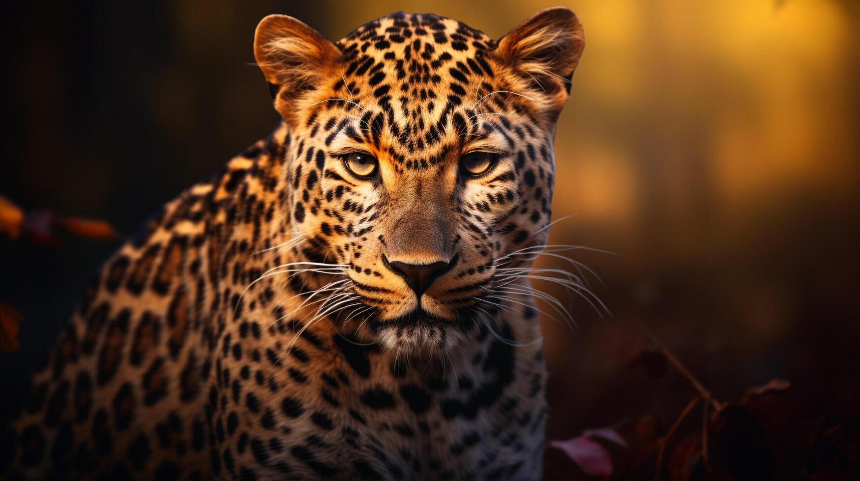 ai generado leopardo alto calidad imagen foto