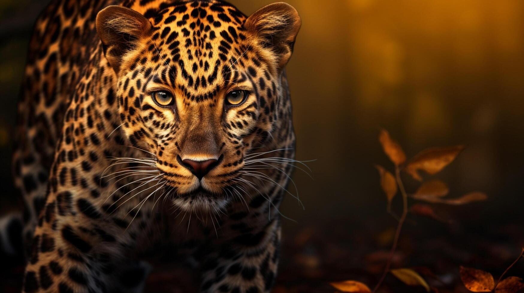 AI generated leopard high quality image photo
