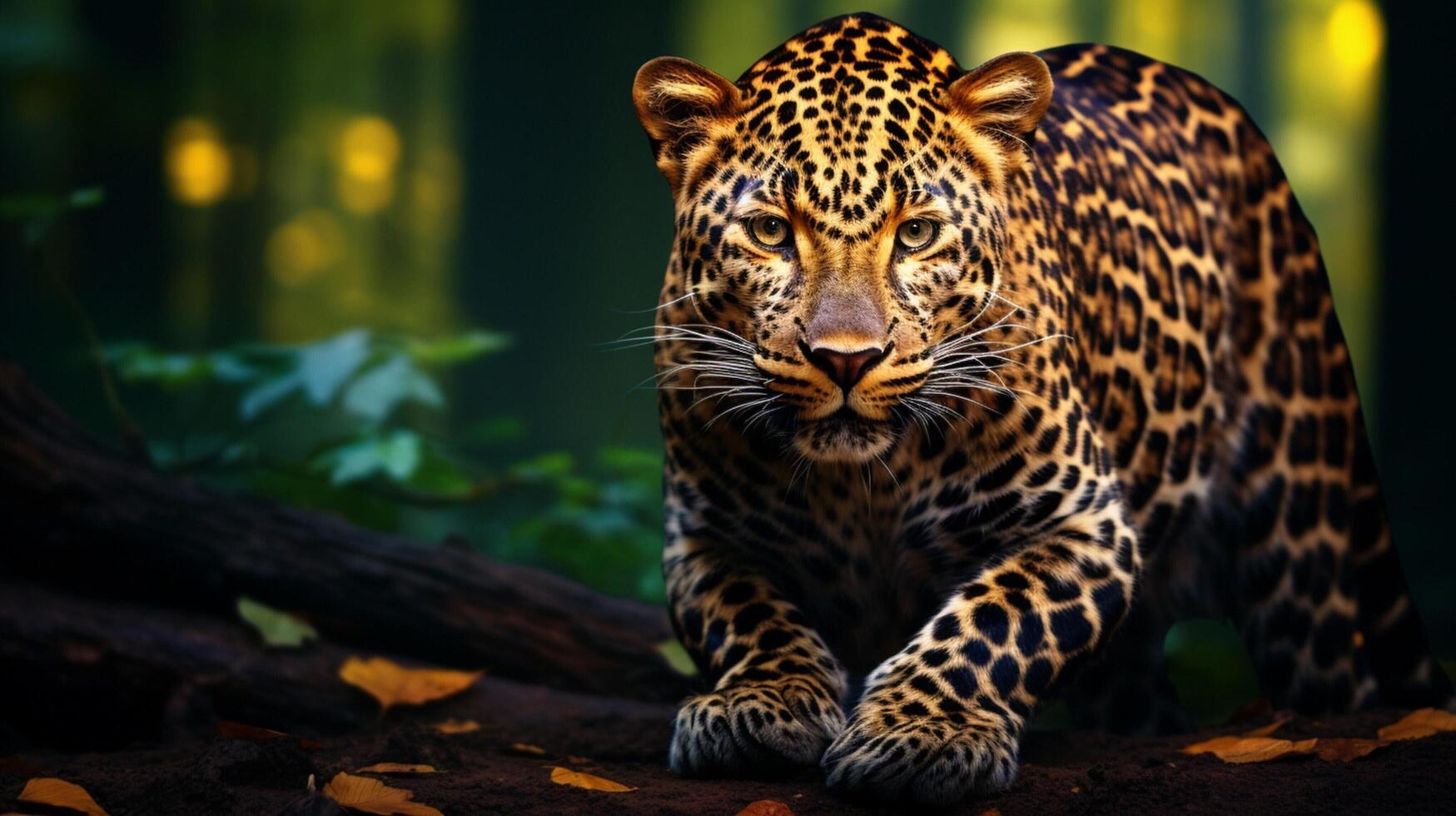 AI generated leopard high quality image photo