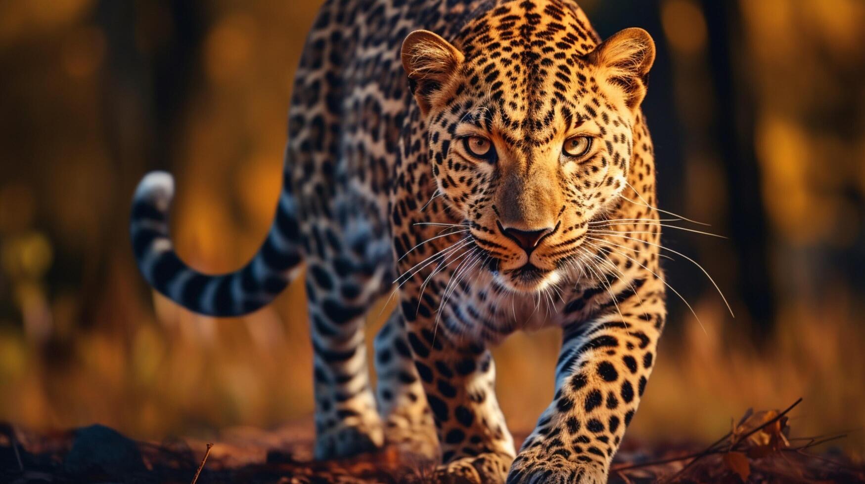 AI generated leopard high quality image photo