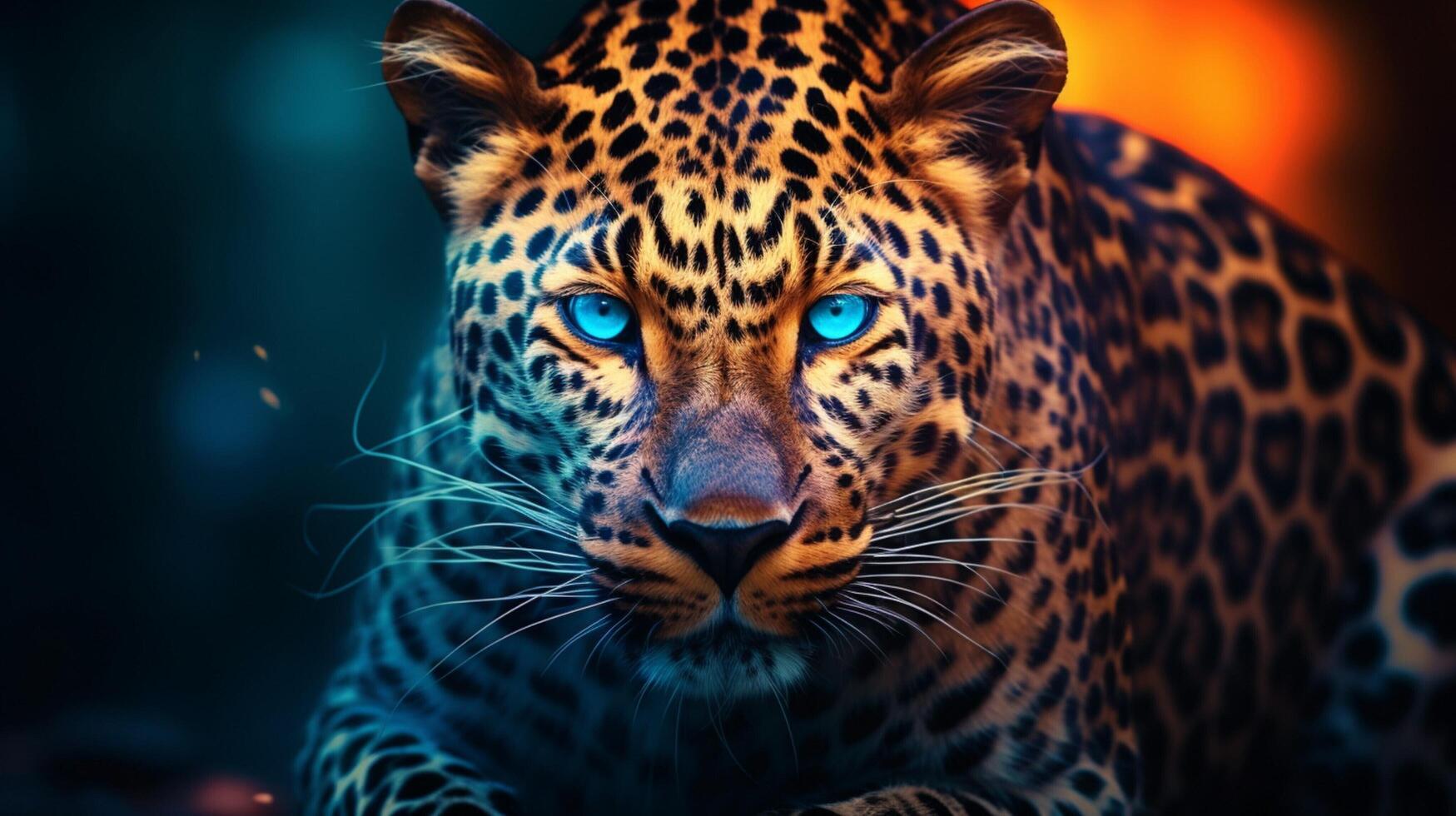 ai generado leopardo alto calidad imagen foto