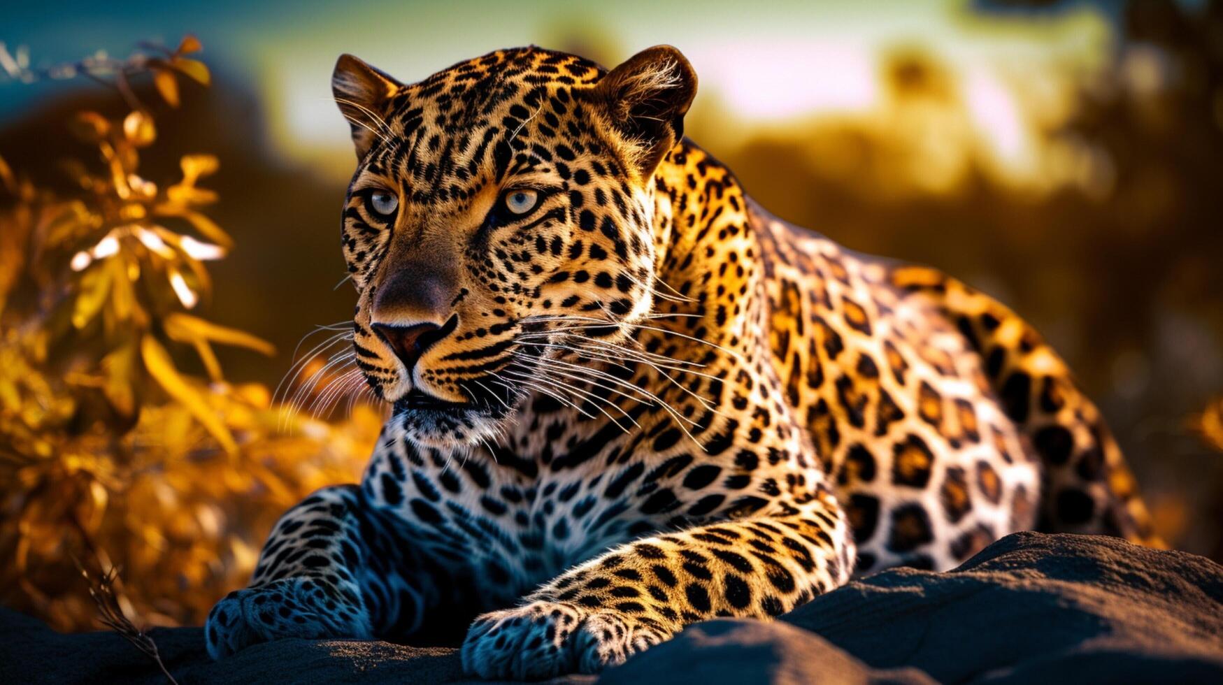 AI generated leopard high quality image photo