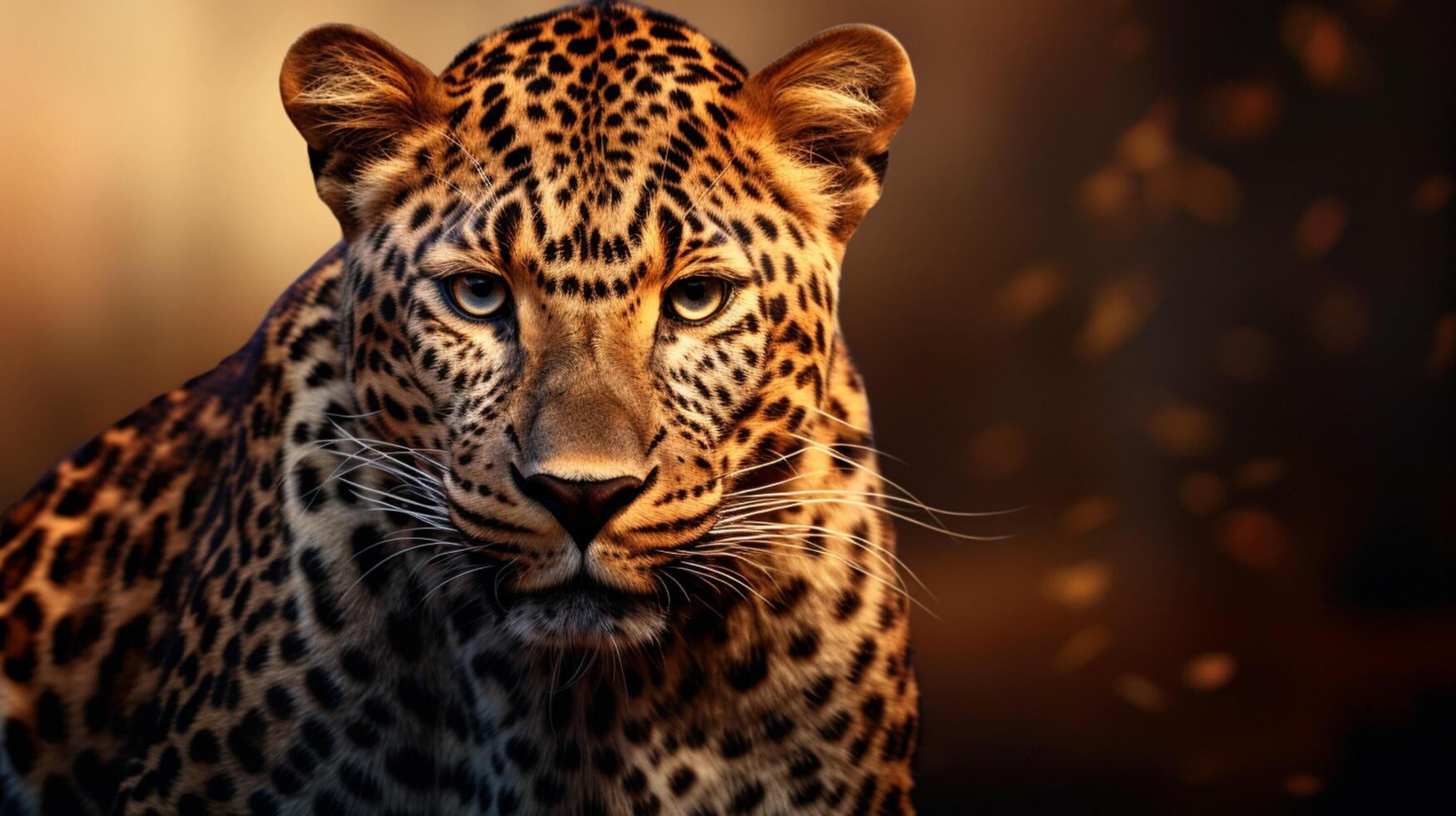 ai generado leopardo alto calidad imagen foto