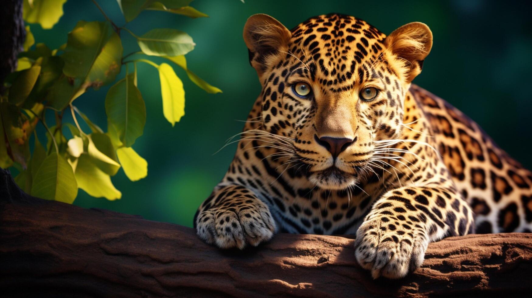 AI generated leopard high quality image photo