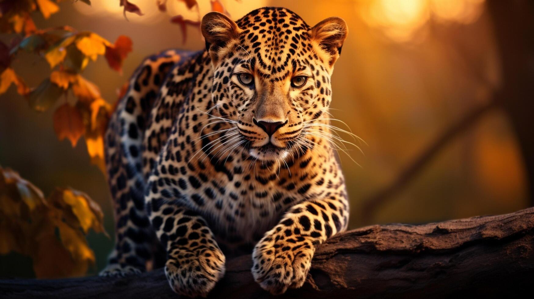 AI generated leopard high quality image photo