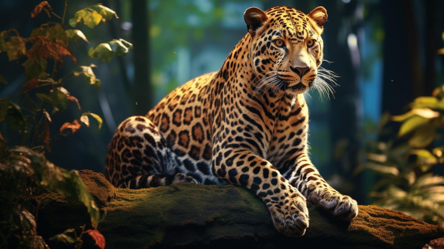 AI generated leopard high quality image photo