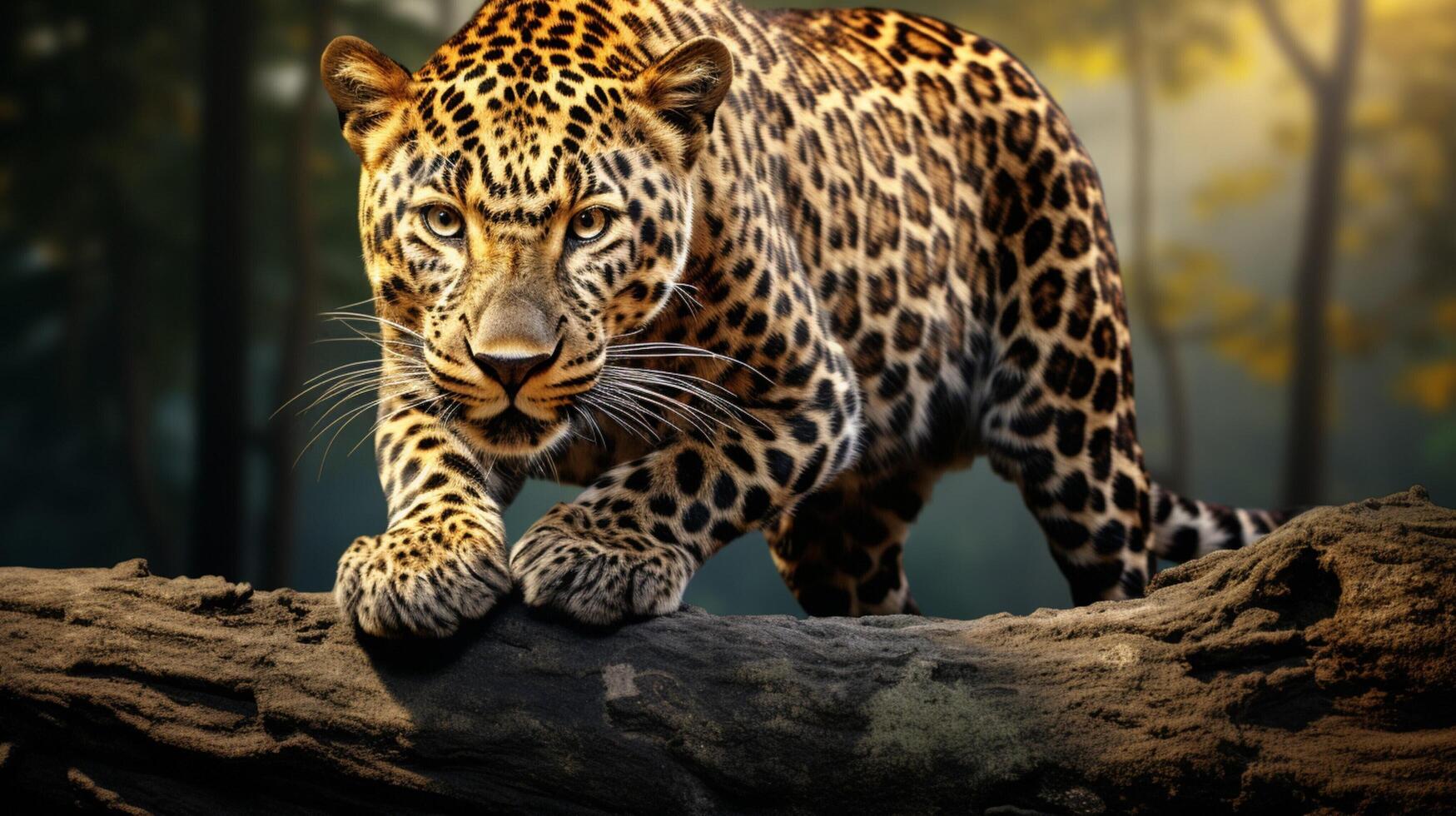 AI generated leopard high quality image photo