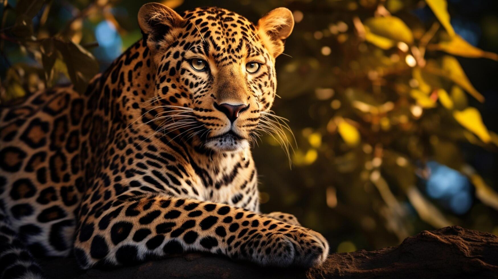 AI generated leopard high quality image photo