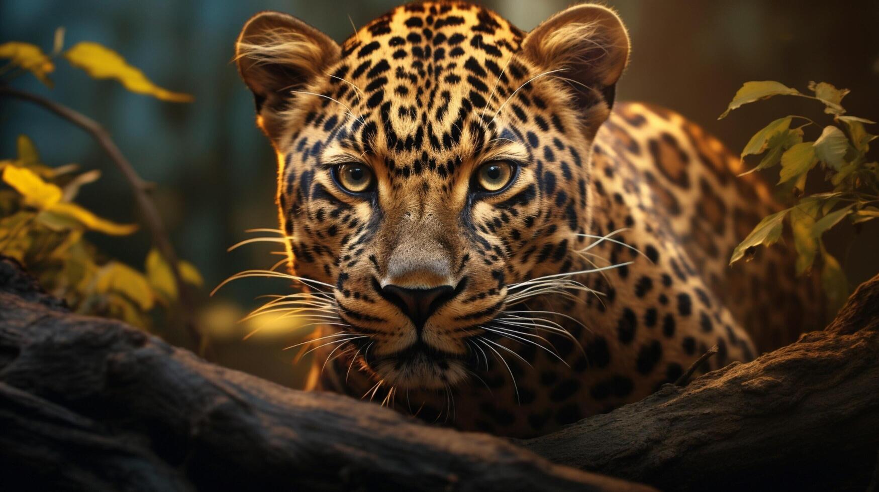 AI generated leopard high quality image photo