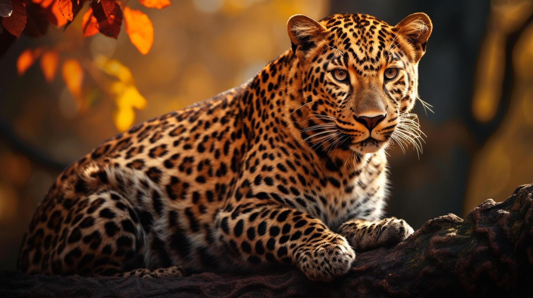 AI generated leopard high quality image photo