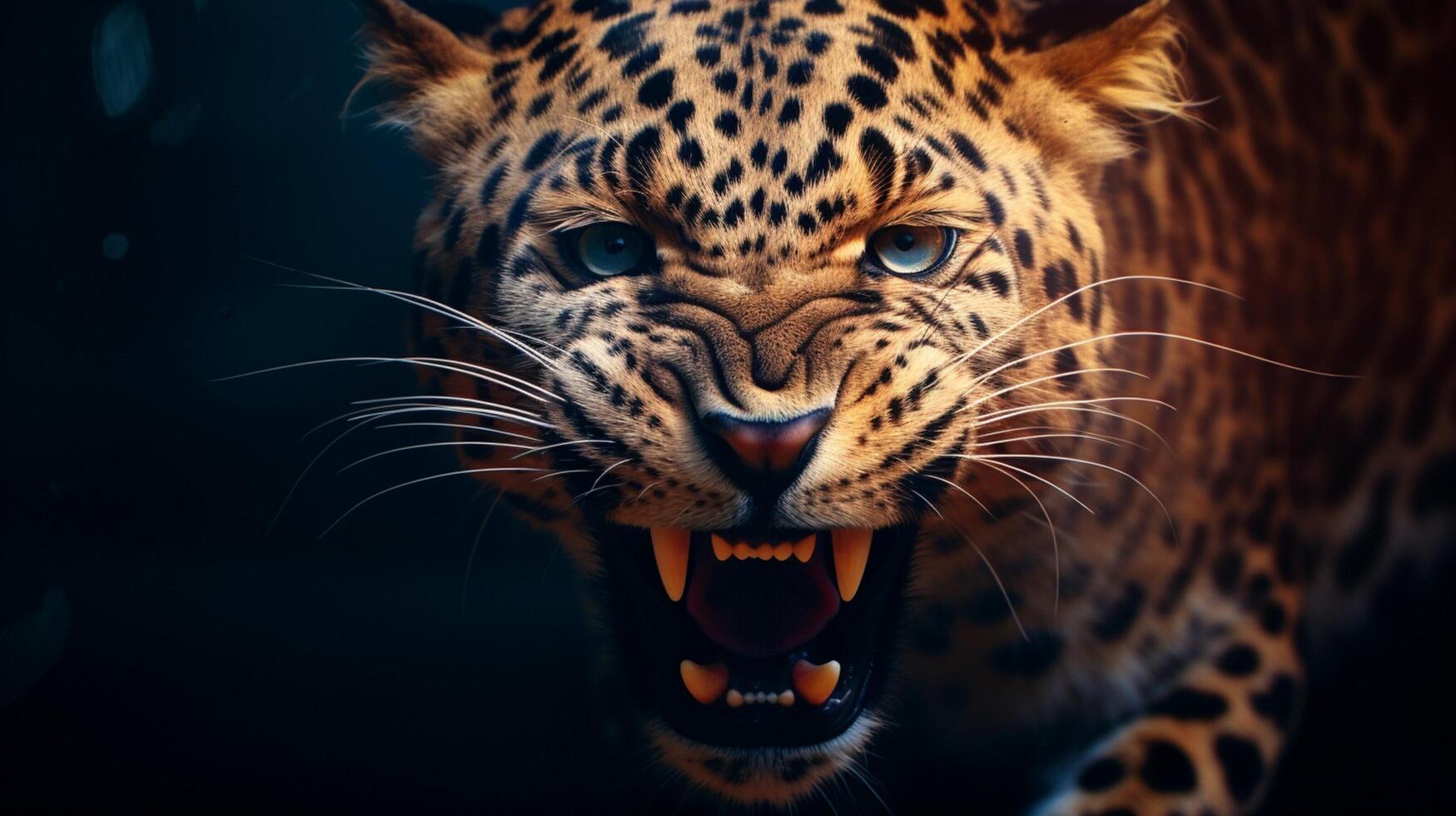 ai generado leopardo alto calidad imagen foto