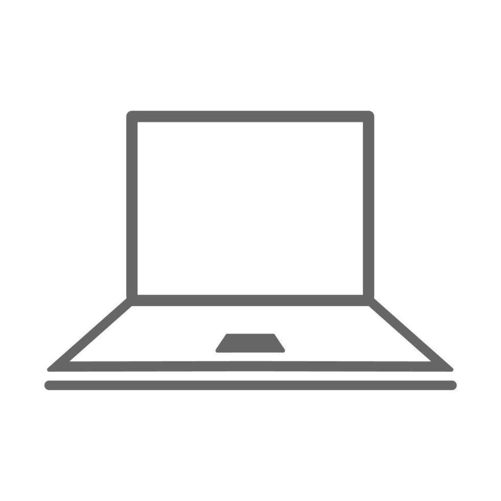 laptop icon design vector template