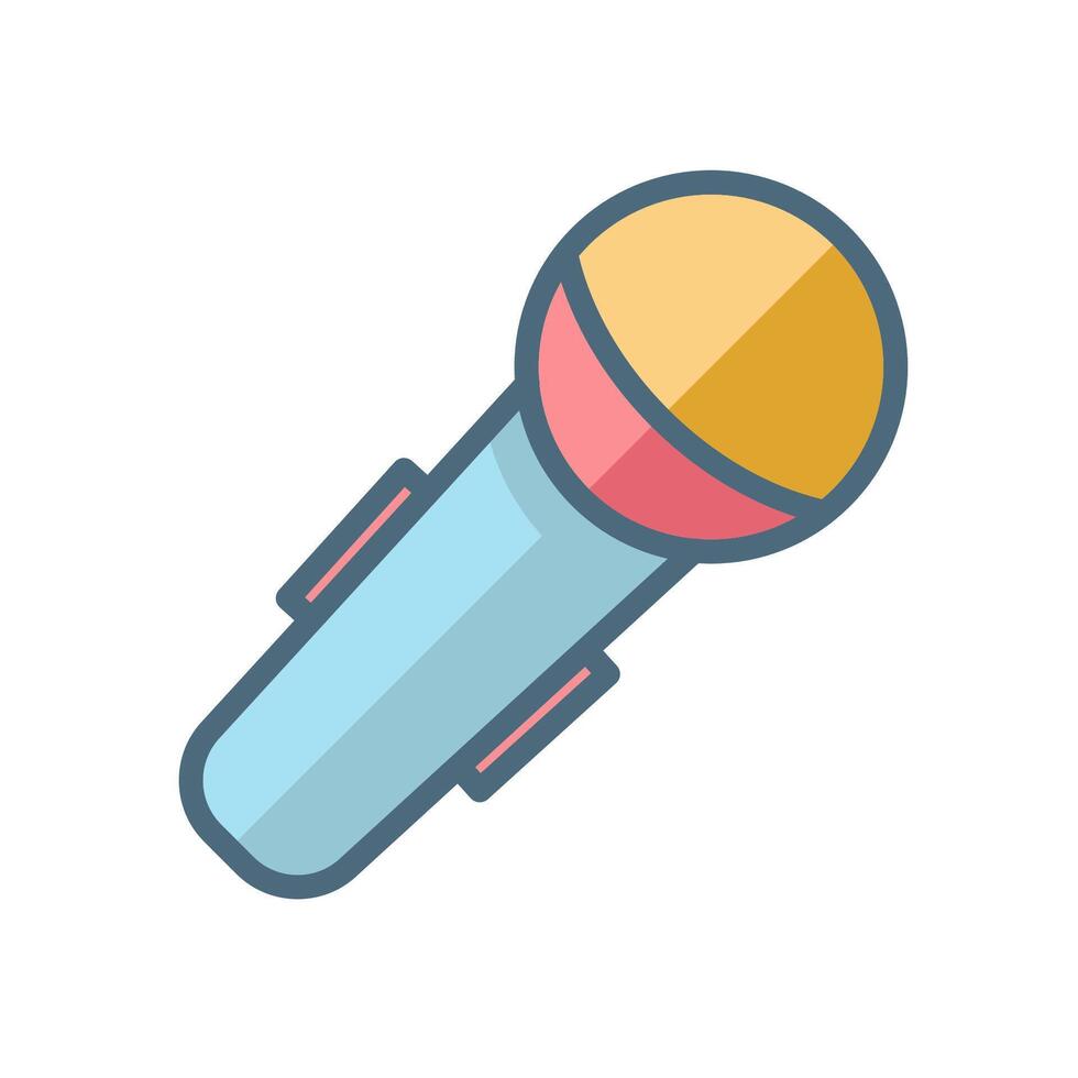 microphone icon design vector template