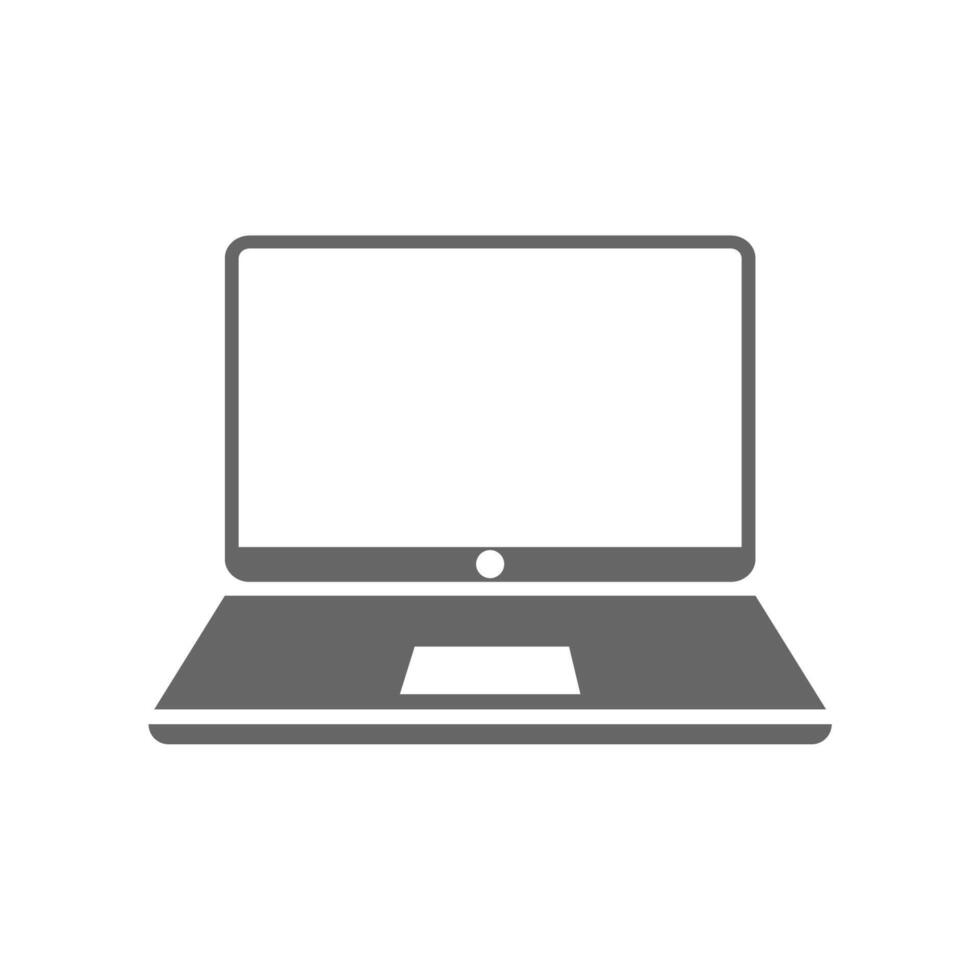 laptop icon design vector template