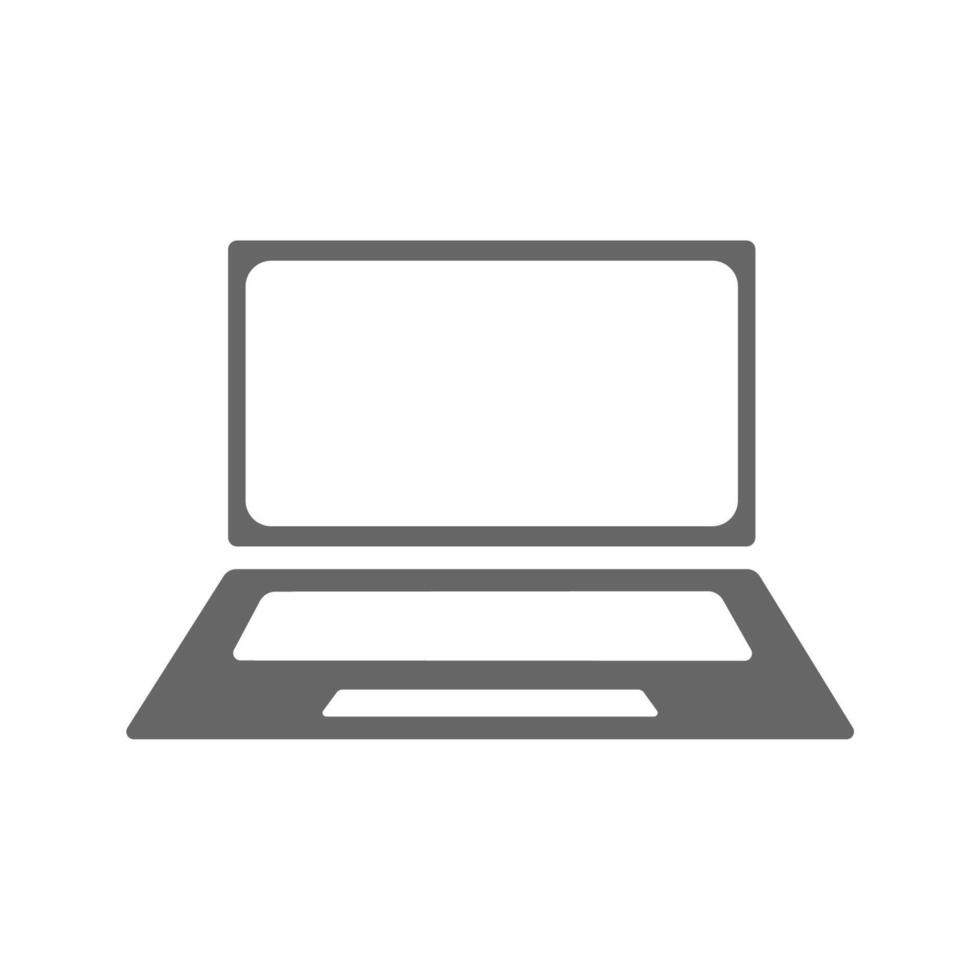 laptop icon design vector template