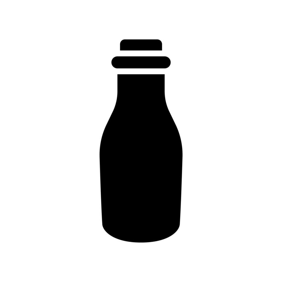 milk bottle icon design vector template