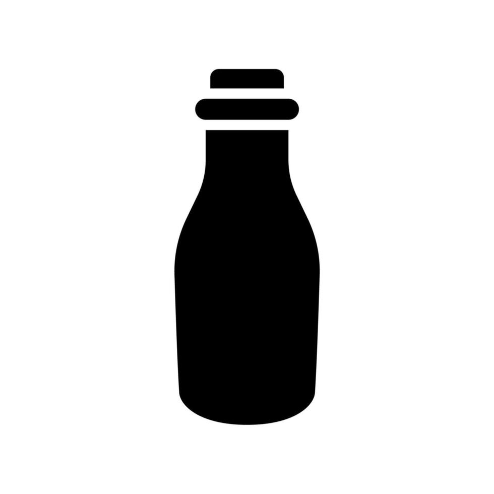 Leche botella icono diseño vector modelo