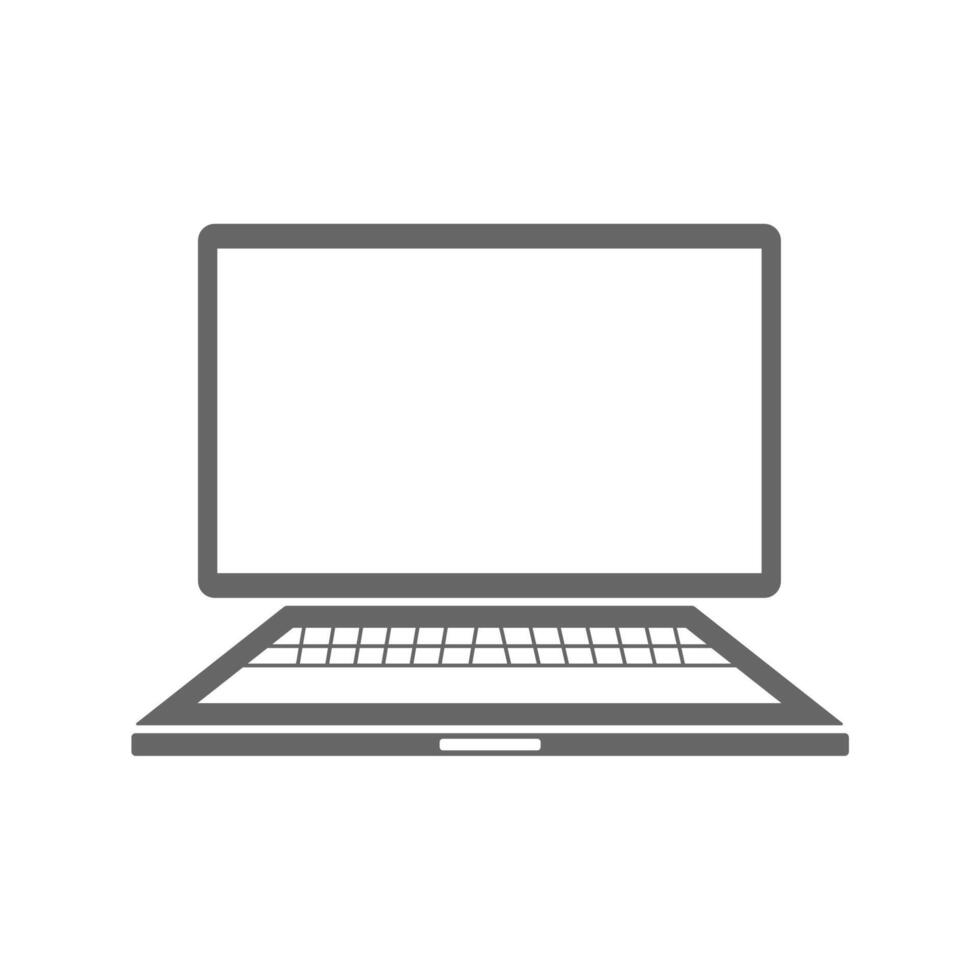 laptop icon design vector template