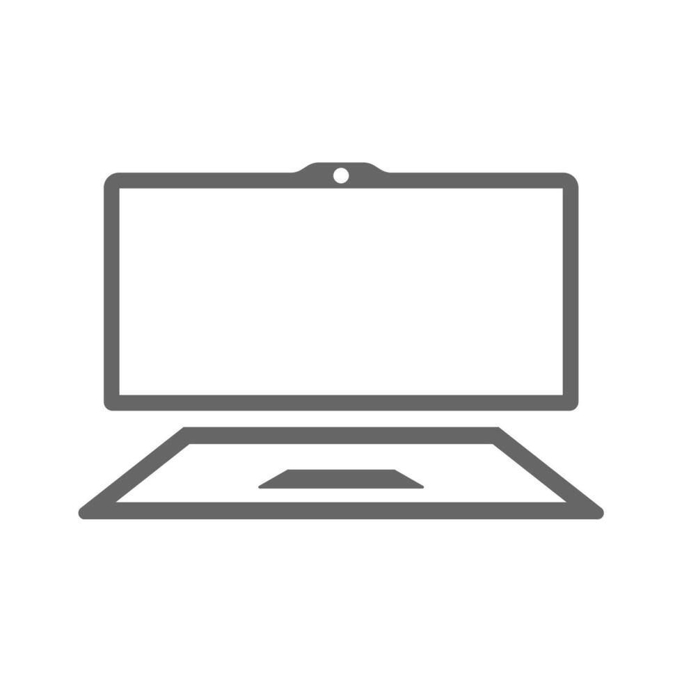 laptop icon design vector template