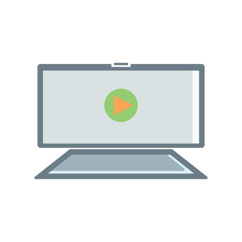laptop icon design vector template