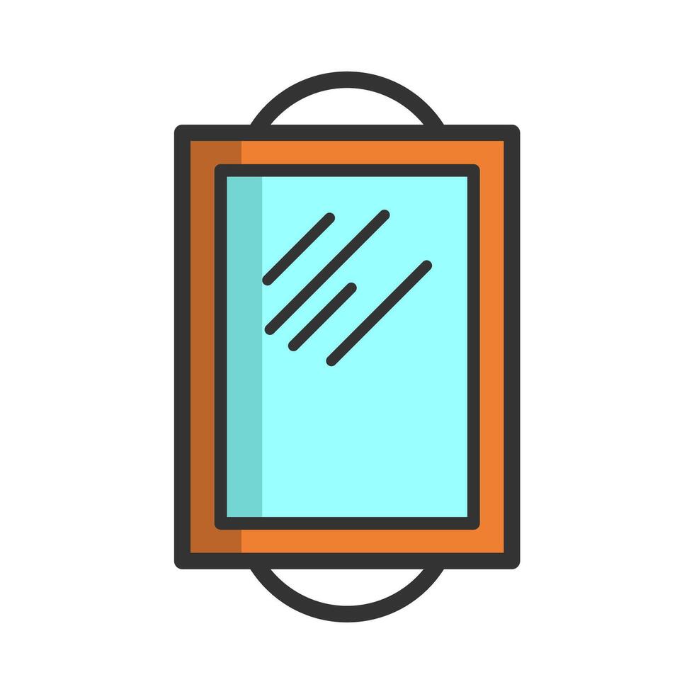 mirror icon design vector template