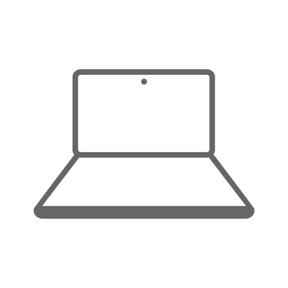 laptop icon design vector template