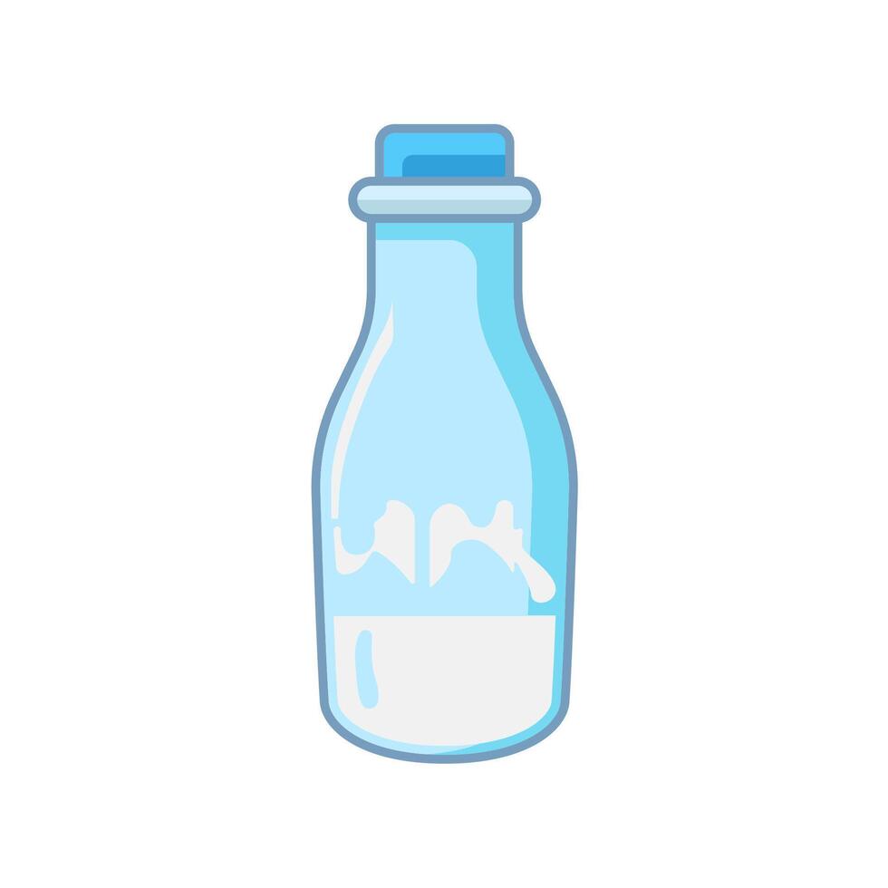 milk bottle icon design vector template