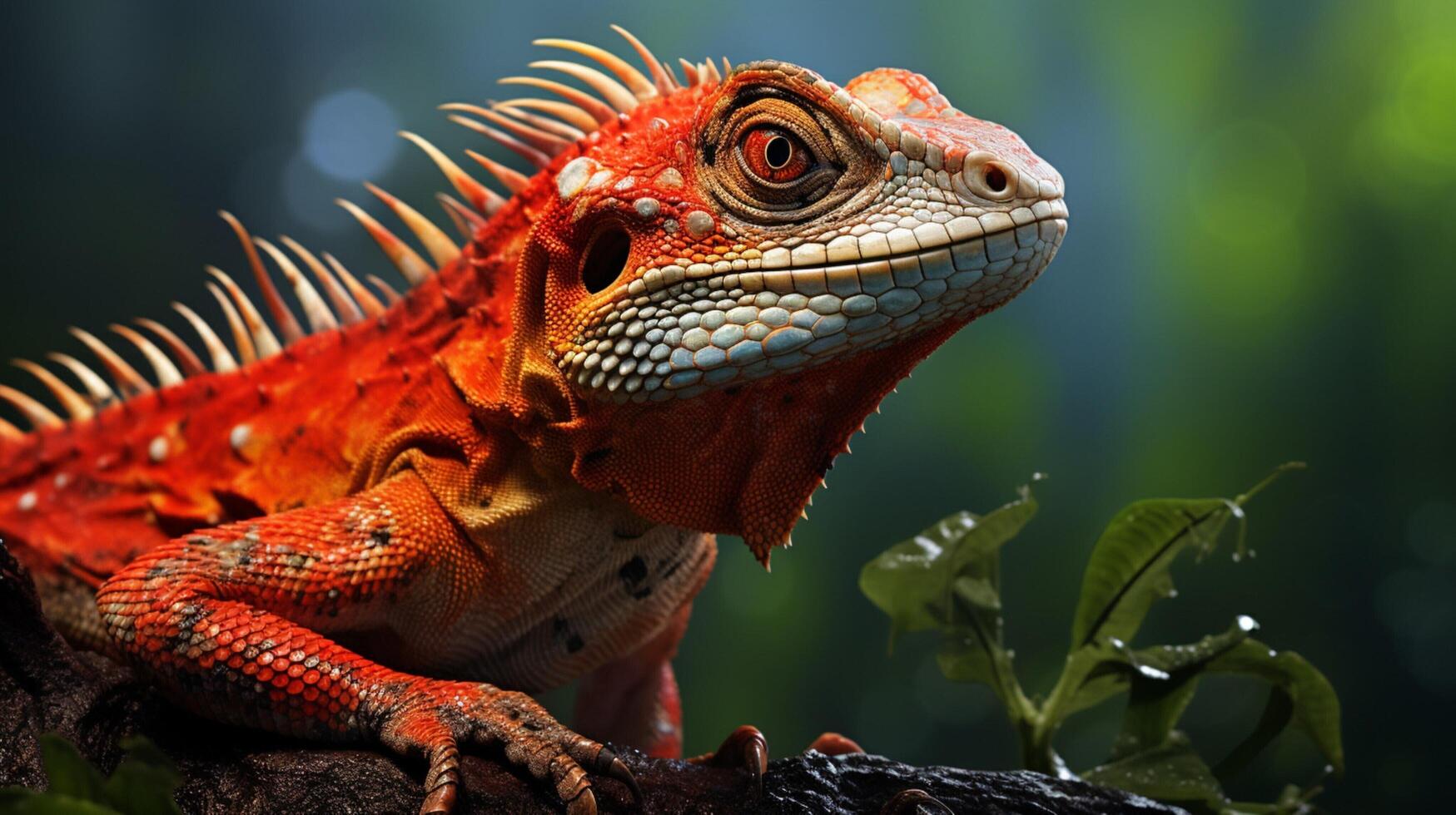 AI generated lizard high quality image photo