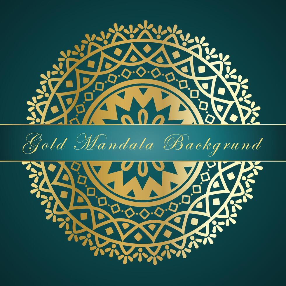 Vector Luxury ornamental mandala design background