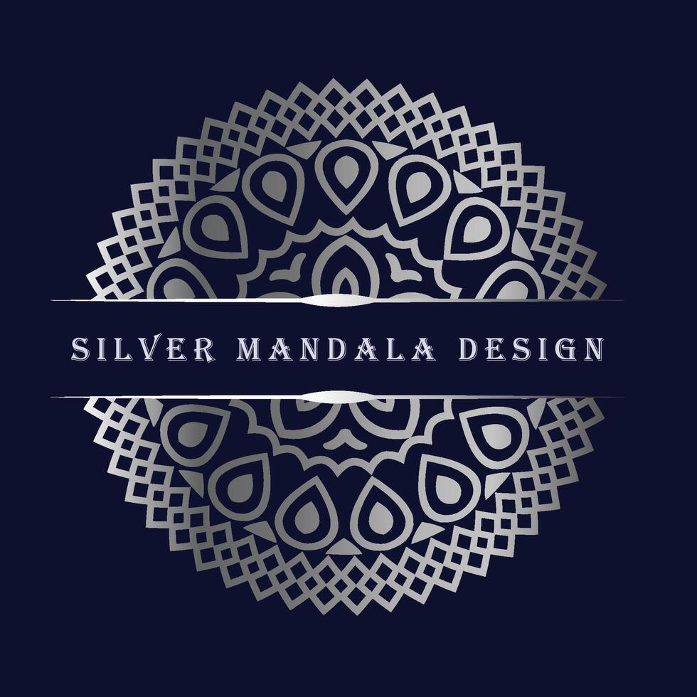 Vector Luxury ornamental mandala design background