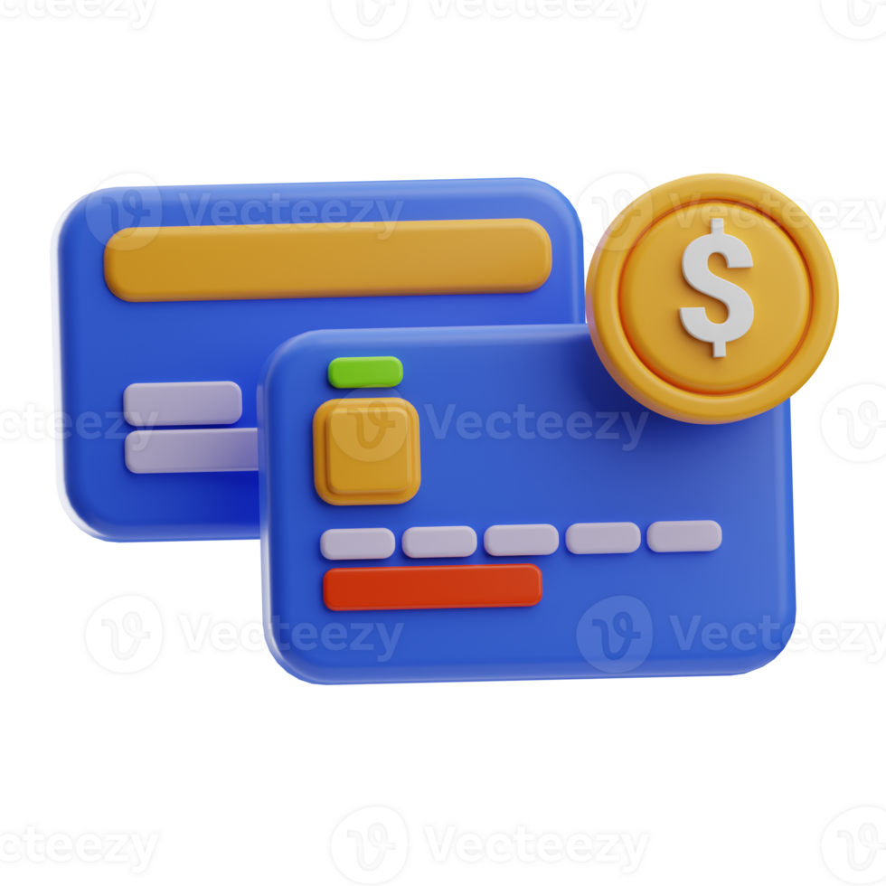 commerce électronique 3d illustration Paiement méthode png