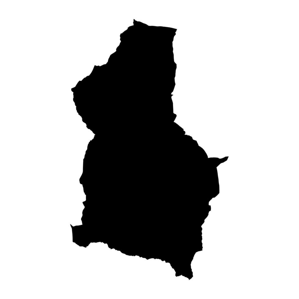 Dodoma Region map, administrative division of Tanzania. Vector illustration.