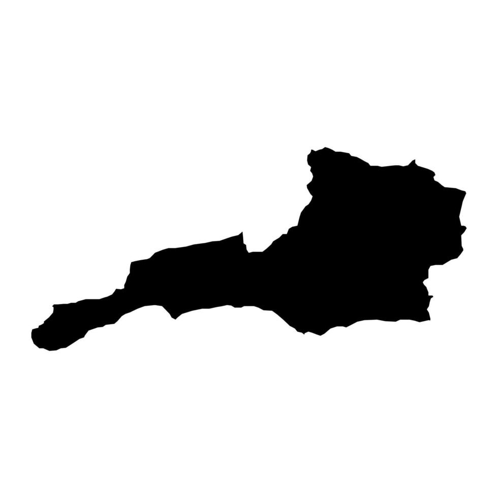 Siparia region map, administrative division of Trinidad and Tobago. Vector illustration.