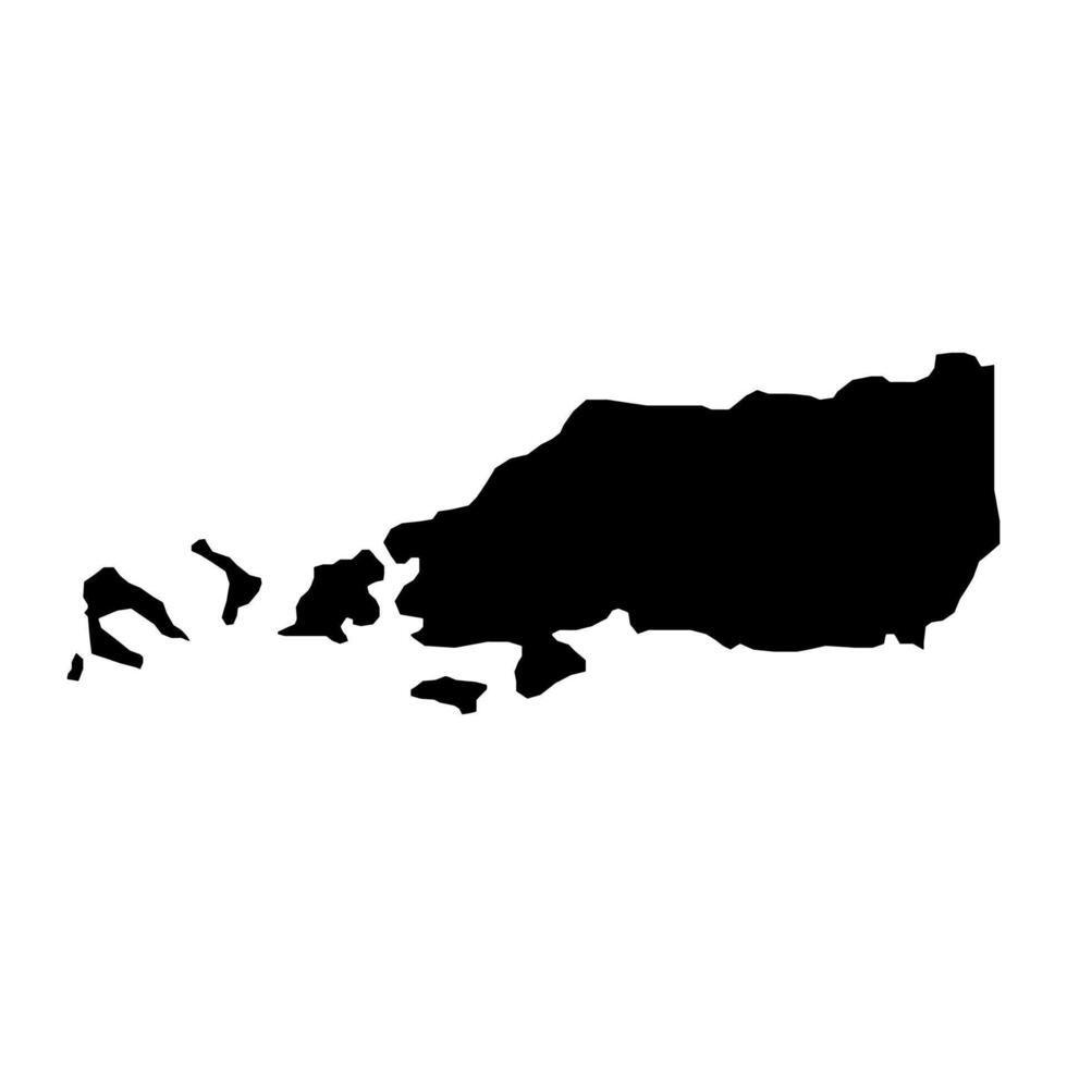 Diego Martin region map, administrative division of Trinidad and Tobago. Vector illustration.