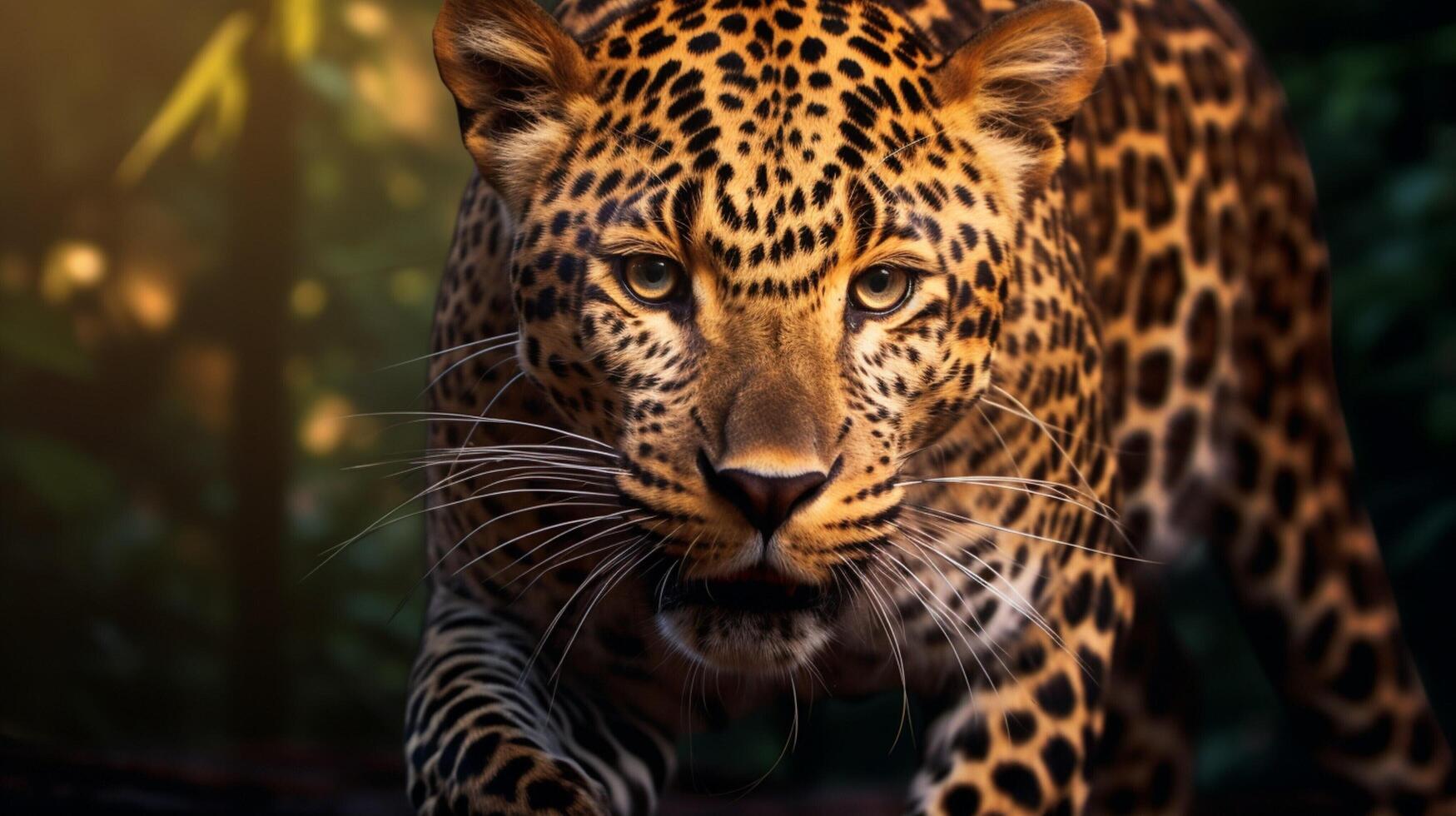 AI generated leopard high quality image photo