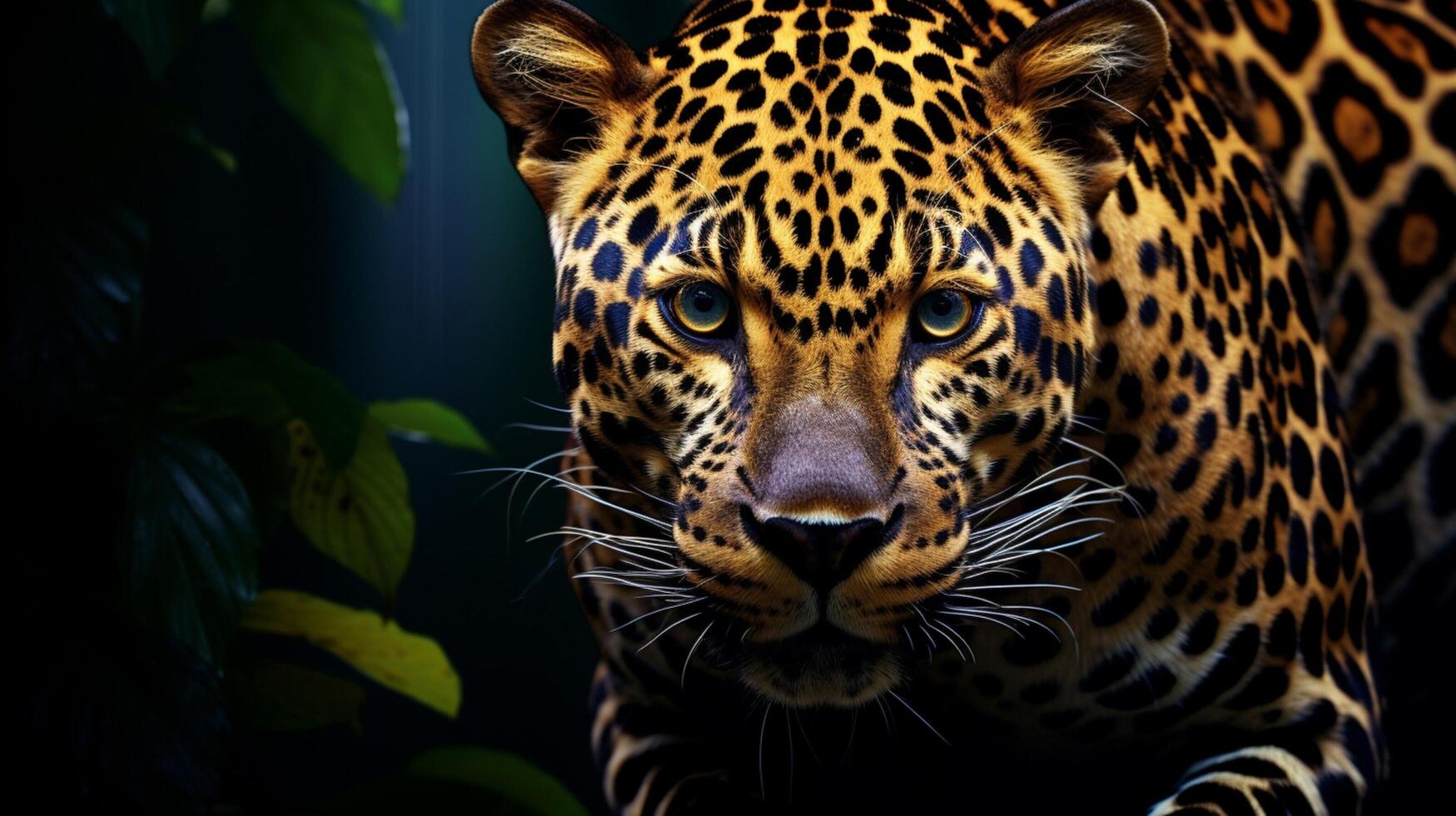 AI generated leopard high quality image photo