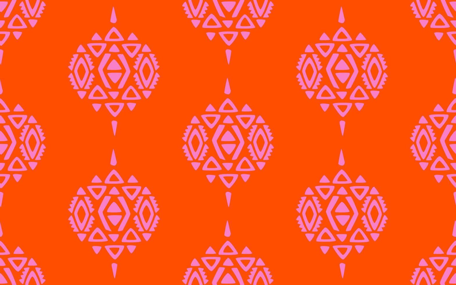 étnico resumen fondo, ikat Arte. sin costura modelo en tribal, gente bordado, oriental estilo. azteca geométrico Arte ornamento impresión. diseño para alfombra, fondo de pantalla, textil. vector ilustración.