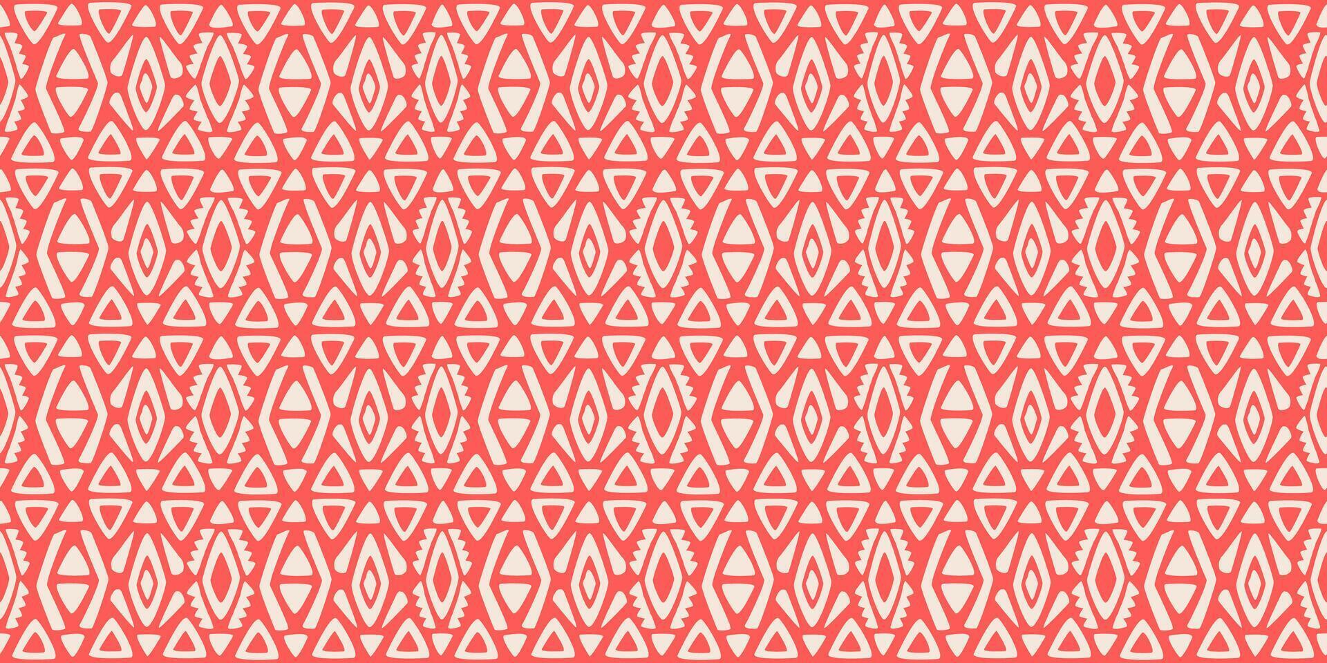 Ethnic abstract background, ikat art. Seamless pattern in tribal, folk embroidery, oriental style. Aztec geometric art ornament print. Design for carpet, wallpaper, textile. vector illustration.