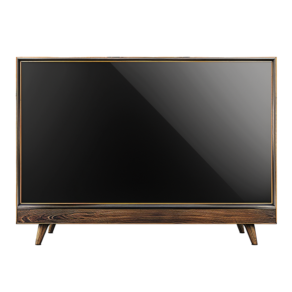 AI generated Modern TV png isolated on transparent background