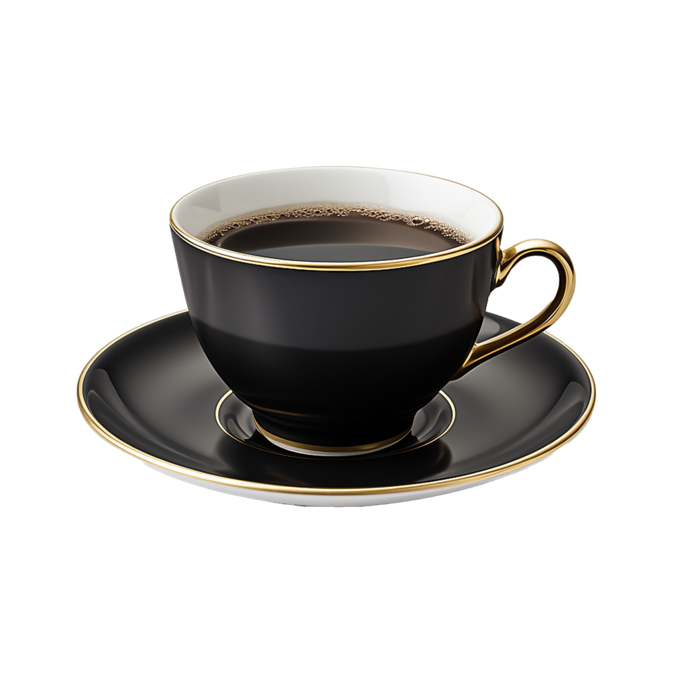 AI generated Tea cup isolated on transparent background png