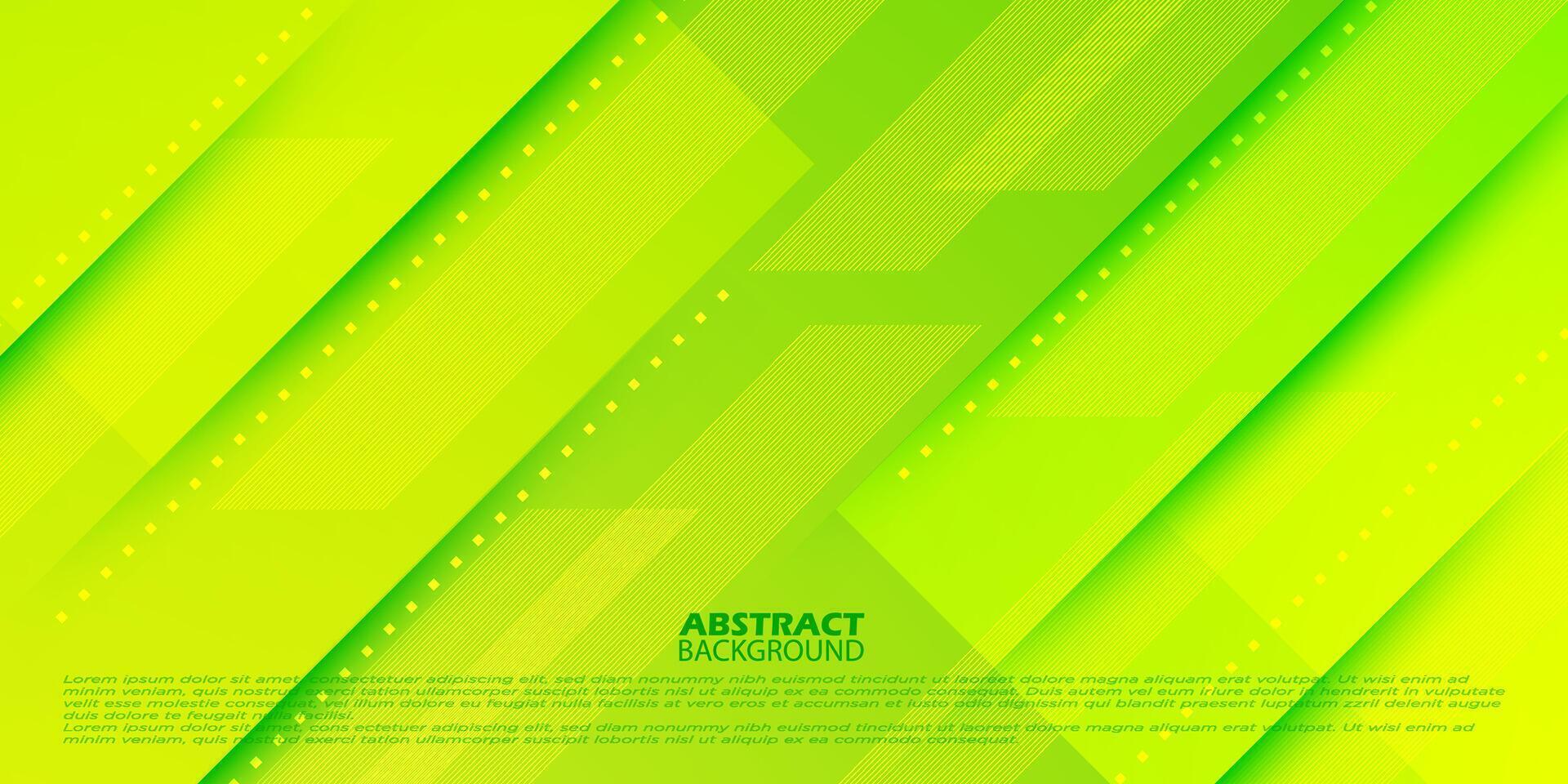 Abstract green lines background. Overlap template vector with overlay lines and shapes. Colorful green background with shadow pattern design. Eps10 vector