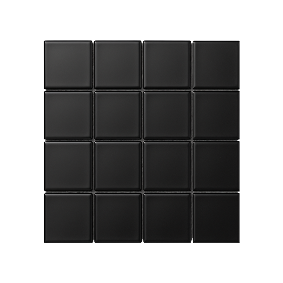 AI generated Ceramic tiles isolated on transparent background png