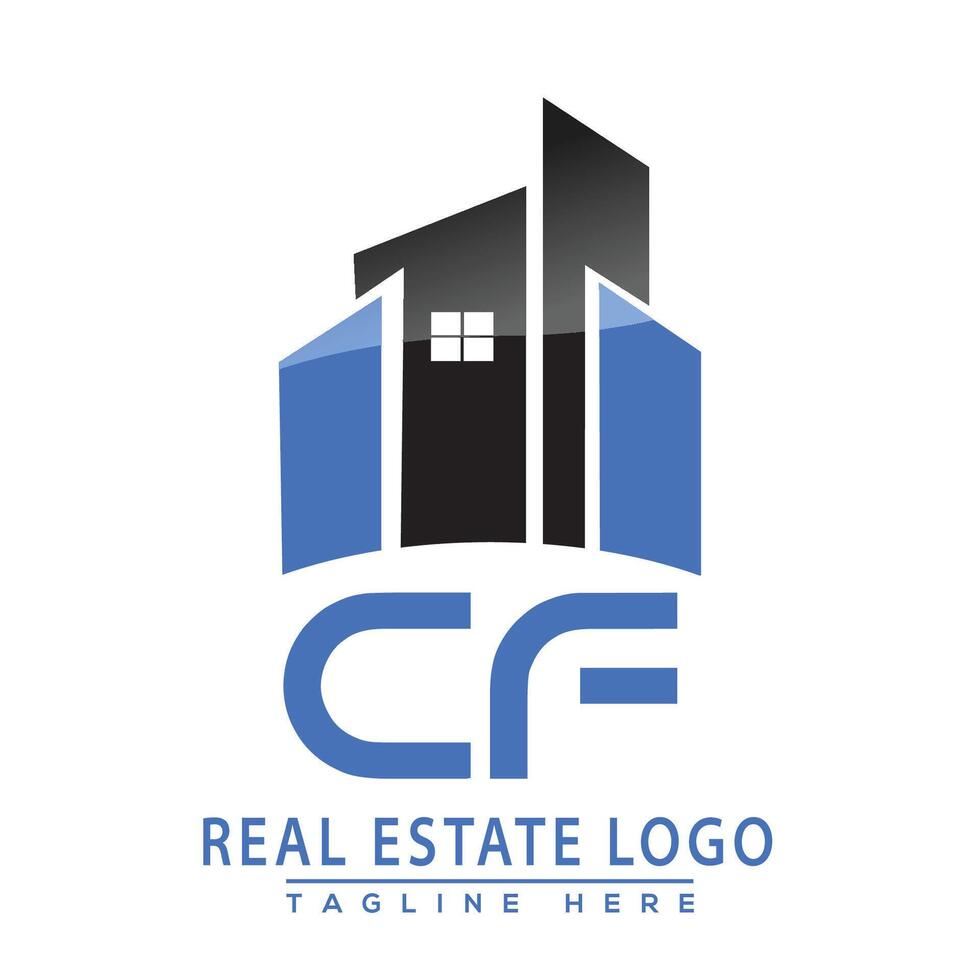 CF Real Estate Logo Design vector