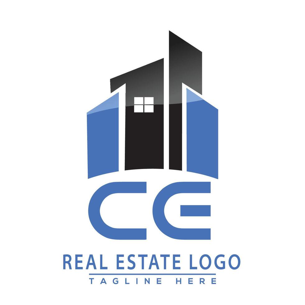 CE Real Estate Logo Design vector