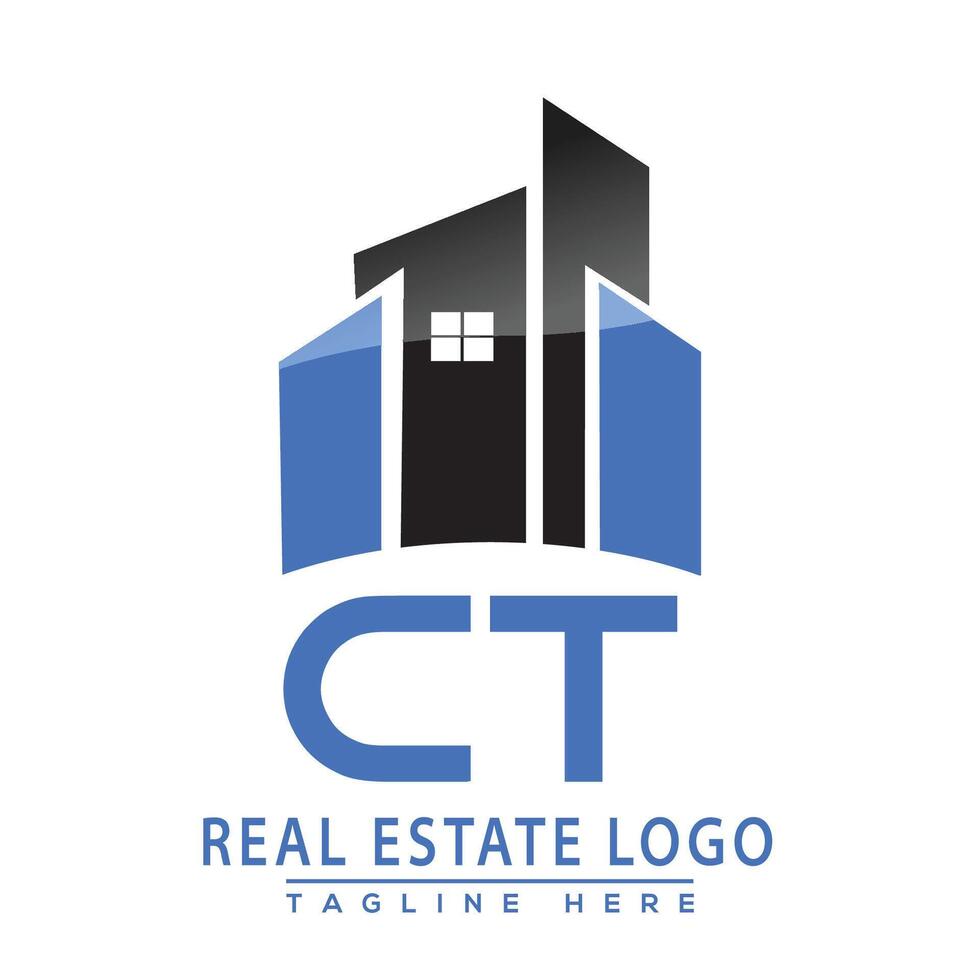 CT Real Estate Logo Design vector
