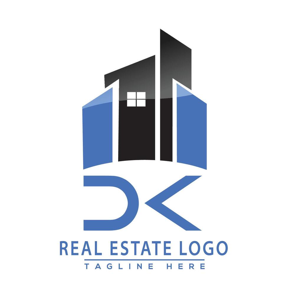 DK Real Estate Logo Design vector