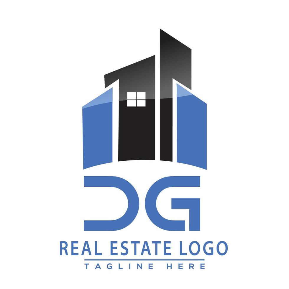 DG Real Estate Logo Design vector