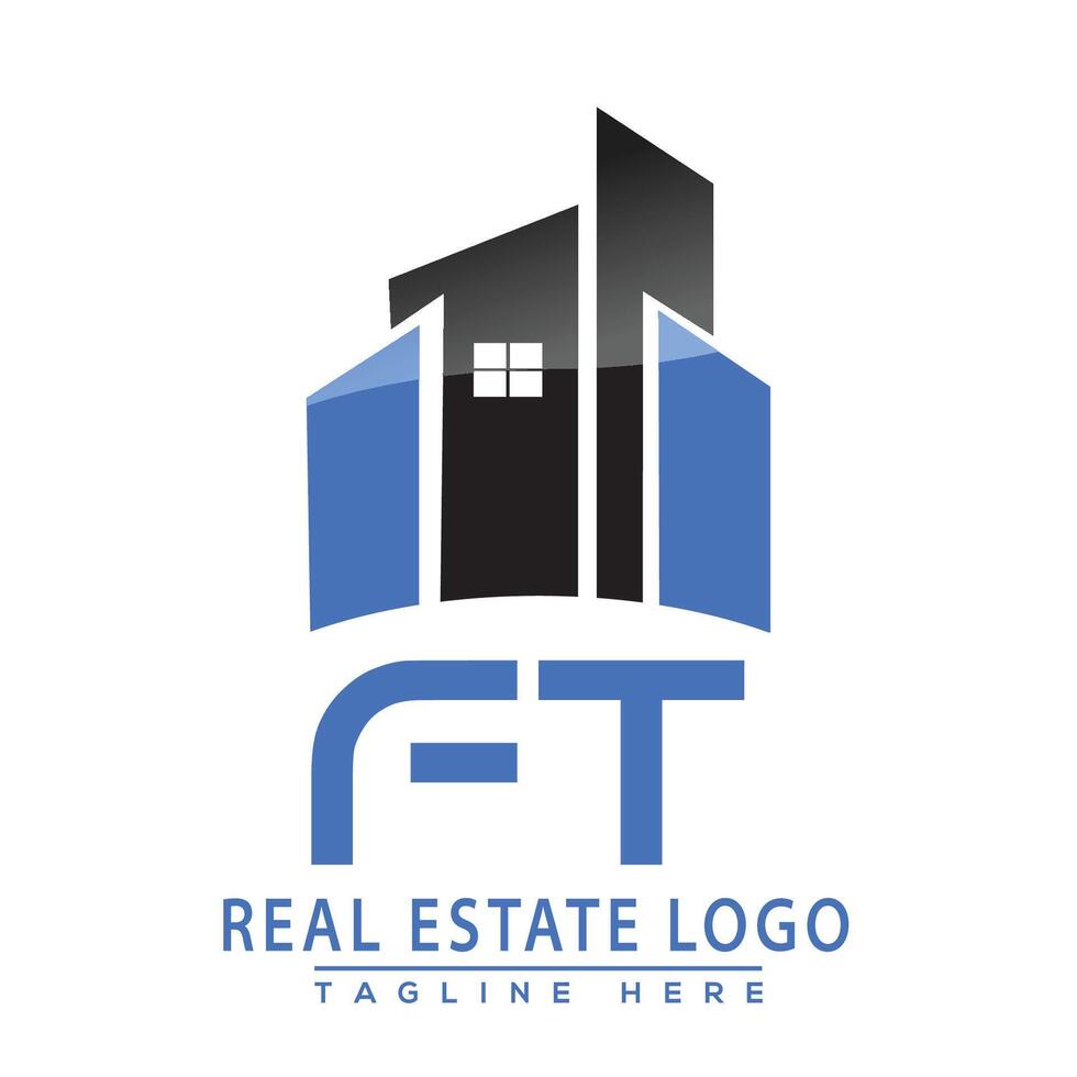 FT Real Estate Logo Design vector