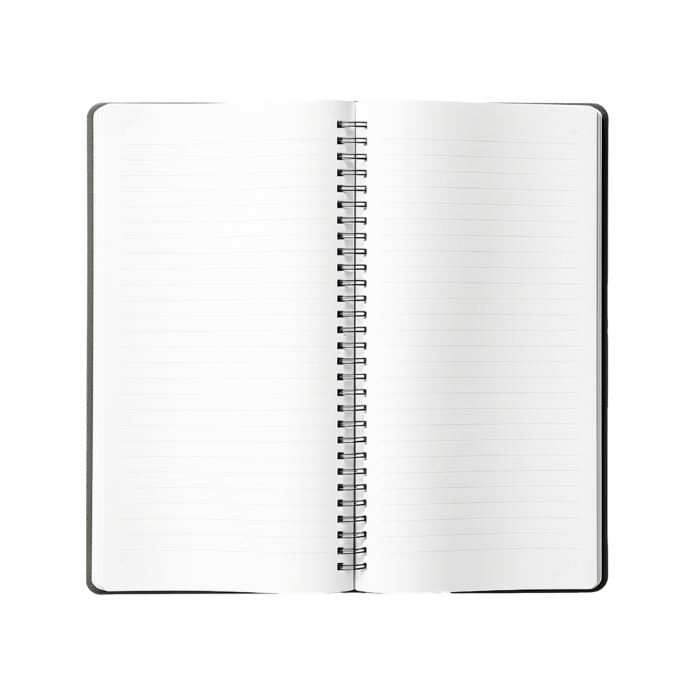 AI generated Opened notebook isolated on transparent background png