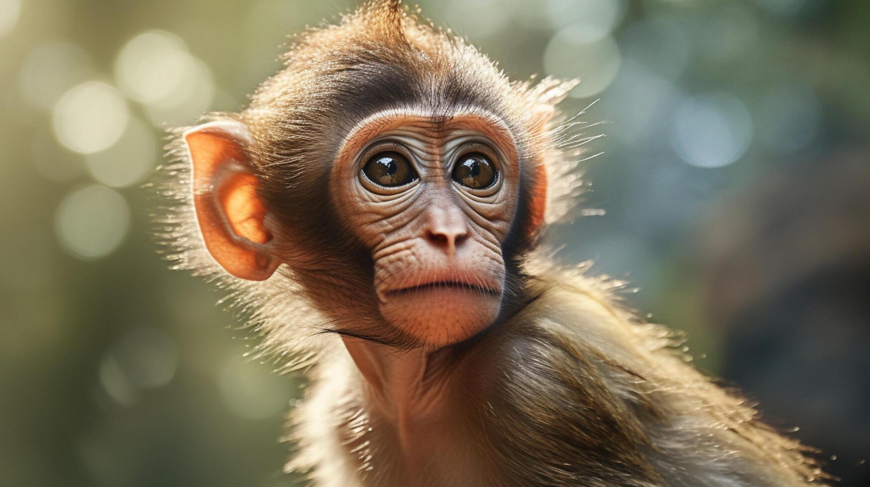 AI generated monkey high quality image photo